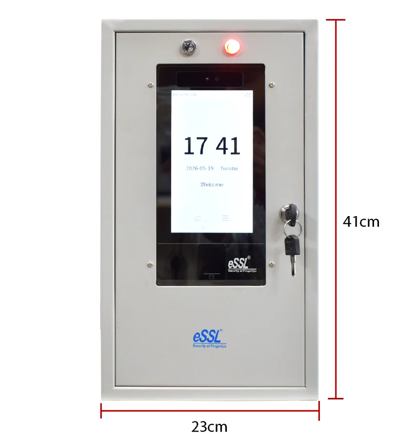 eSSL Aiface Earth Metal Enclosure LCF - White